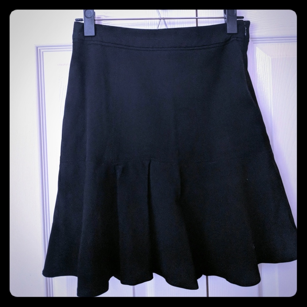 Black Flared Skirt
